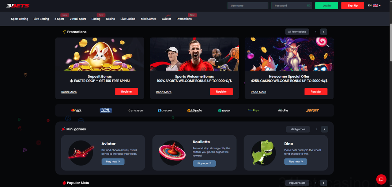 31bets Casino Casino